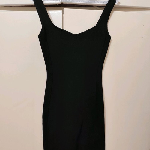 Black evening dress like new, size Small