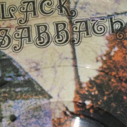 Black Sabbath Picture Disc vinyl used, metal