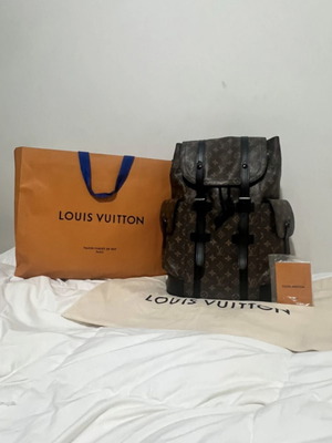Louis Vuitton Christopher MM backpack, brown