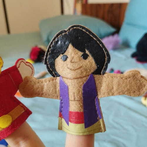 Finger puppets new: Aladdin, Little Red Riding Hood, Ali Baba