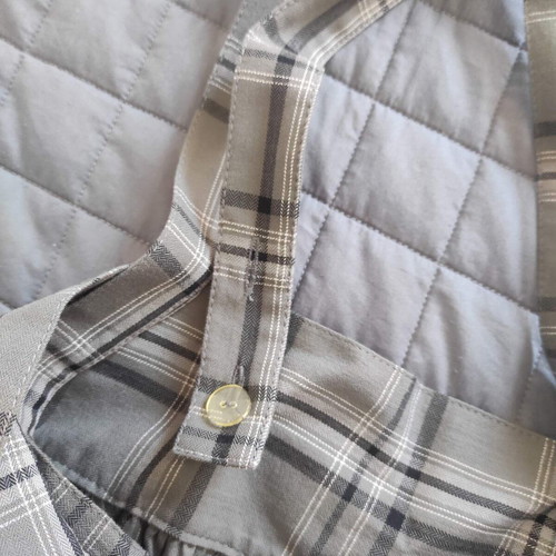 H&M skirt with straps gray like new, size M