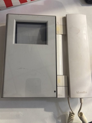 Bitron video door phone used, compatible with analog and digital bases