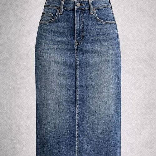 Zara TRF denim skirt like new, elastic with slits