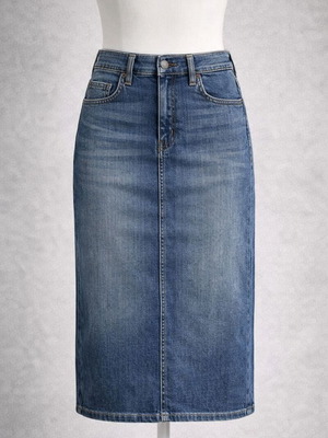 Zara TRF Denim φούστα σαν καινούργια, ελαστική με εξώγαζα