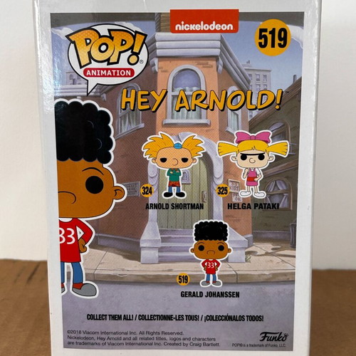 Funko Pop Gerald Johanssen #519 Hey Arnold Nickelodeon like new
