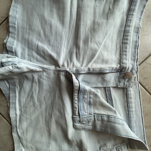 Denim shorts used, turquoise, size XL 42 14