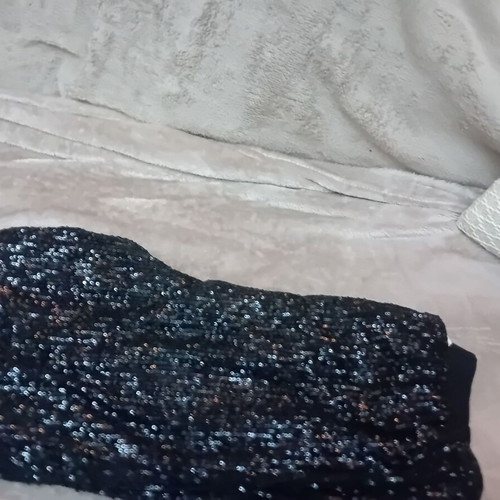 Lynne evening sequin leggings pant, new, size L