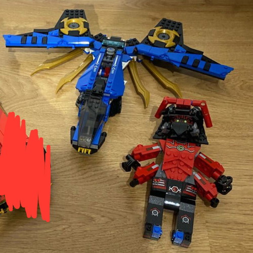 Lego Ninjago set used, missing some pieces