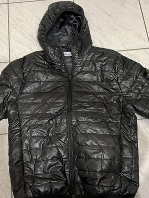 Stone Island puffer jacket like new, black, size M