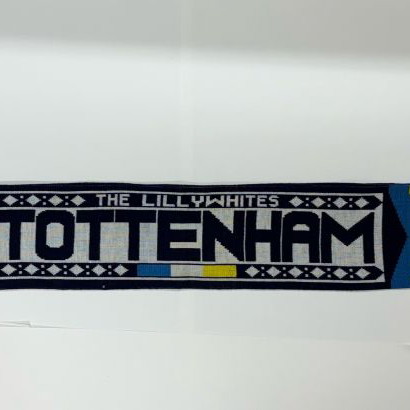 TOTTENHAM double-sided scarf 90s 1.40x0.17 Tottenham