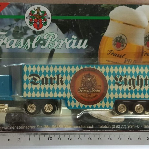 Trassl brau beer promotional truck trailer new
