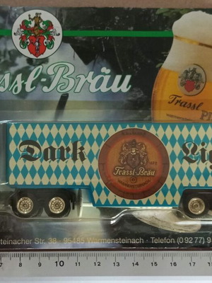 Trassl brau beer promotional truck trailer new