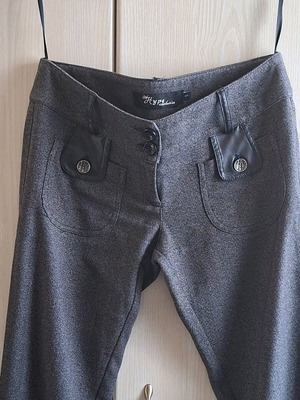 Hype Collection Women's Pants gray, like new, low-rise fabric