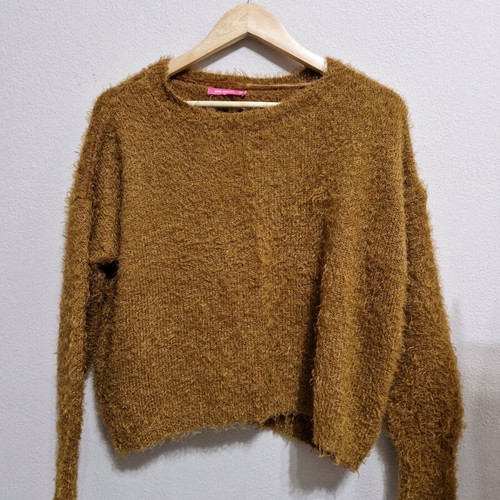 Caramel Sweter Pink Woman like new, brown, size M