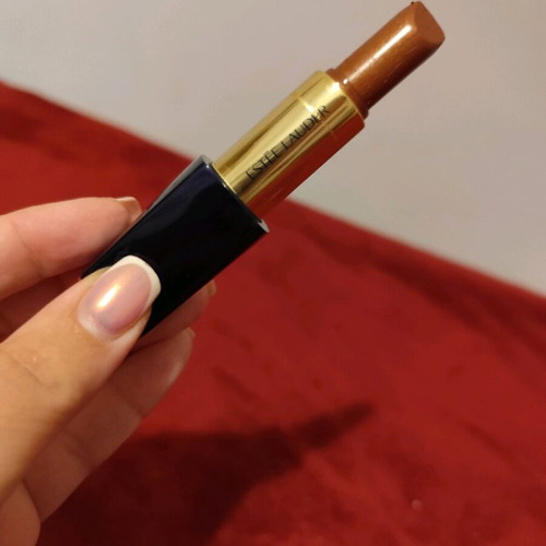 Estée Lauder Envy Metallic Matte 130 Brushed Bronze Lipstick like new