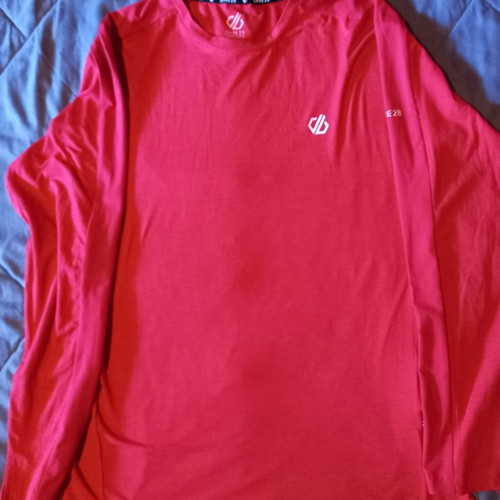 Dare2b Men's Long-Sleeve Shirt New, Red, Size M