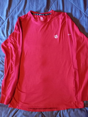 Dare2b Men's Long-Sleeve Shirt New, Red, Size M