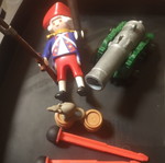 Playmobil pirates like new set with case and brochures