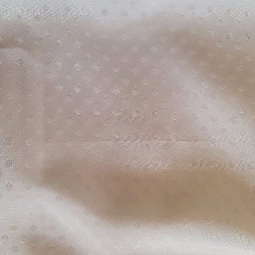 White shiny fabric for dress