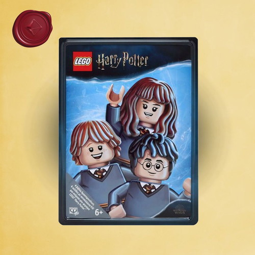 Lego Harry Potter metal box with 4 activity books new