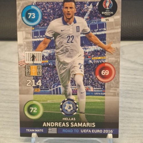 Panini Road To UEFA Euro 2016 Andreas Samaris Team Mate new