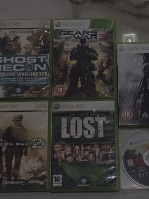 Xbox 360 games used, action adventure shooter