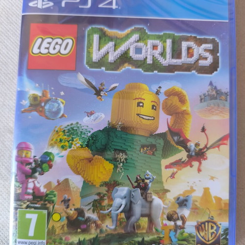 Lego Worlds PS4 new, sealed action adventure game