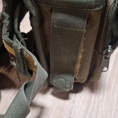 Drop Leg Bag military style, like new, khaki 20x27 cm