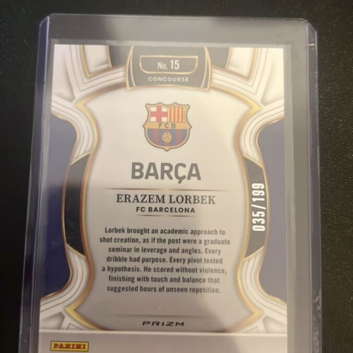 Erazem Lorbek Select Euroleague Barcelona card new