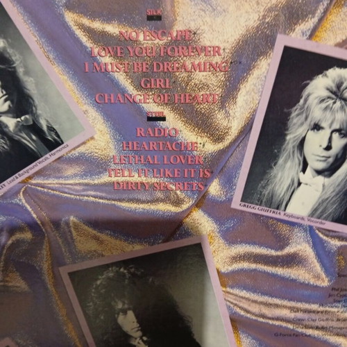 Giuffria vinyl records Silk and Steel 1986 and Giuffria 1984 like new