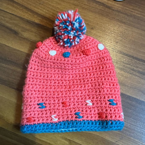 Roxy knit hat like new, multicolored