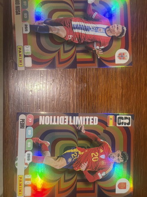 Panini FIFA World Cup 2026 Adrenalyn XL Limited Edition Cards mint condition