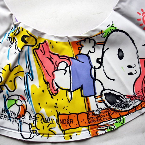 Snoopy in the Summer 50cm Wet Set Intex life buoy new vintage 1991