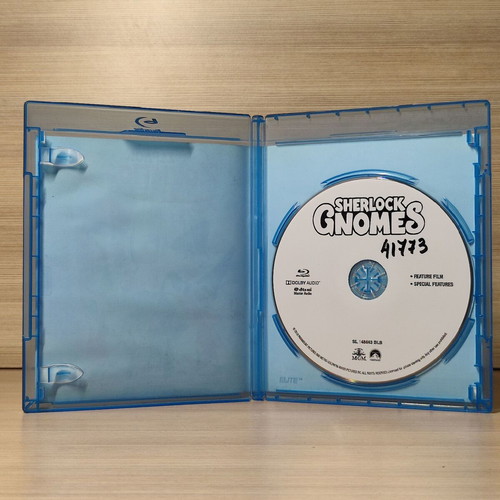 Sherlock Gnomes Blu-Ray used, dubbed in Greek