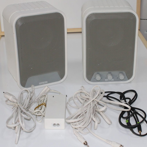 Ενεργά ηχεία Epson ELPSP02 μεταχειρισμένα, 2x30W, Ιαπωνία