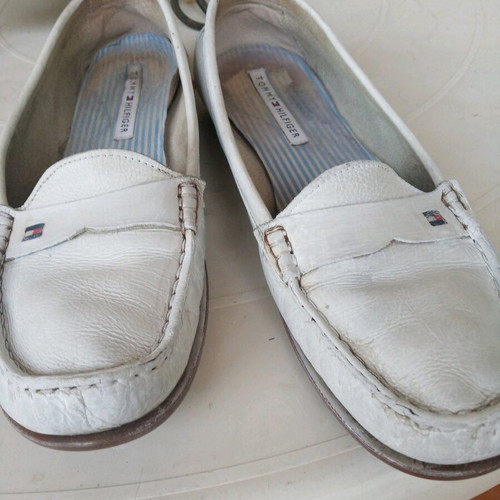 Tommy Hilfiger white shoes used, size 41