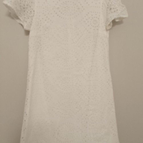 White dress used, A-line, size S