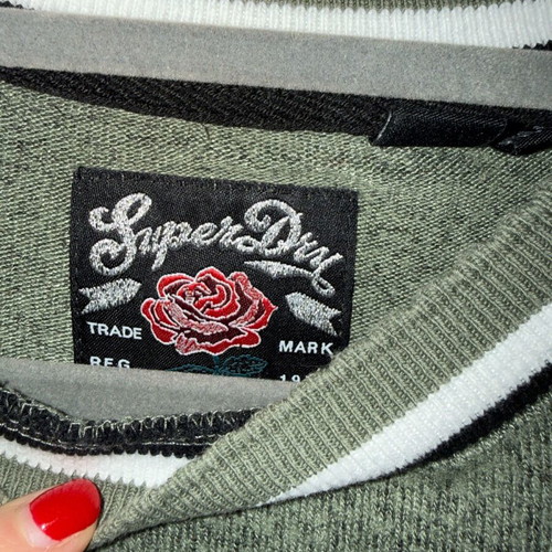 Superdry blouse green like new, size S