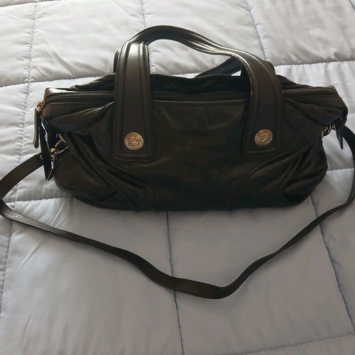 Leatherette shoulder bag like new