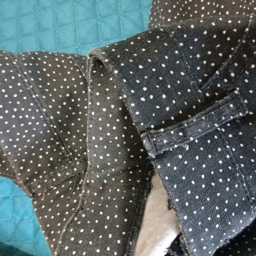 Women's black polka dot OVS pants size 42 used