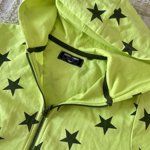Next shorts and jacket set like new, neon yellow, size 6-7