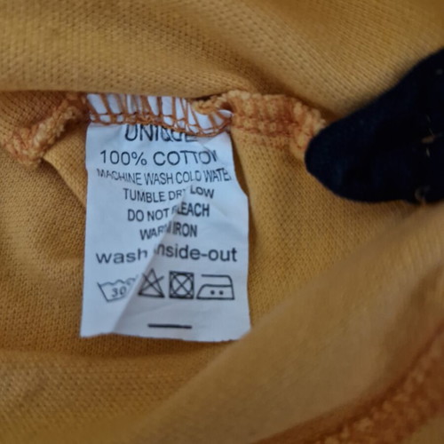 Dass men's shirt used, size M, orange