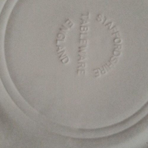 Staffordshire England ceramic plate