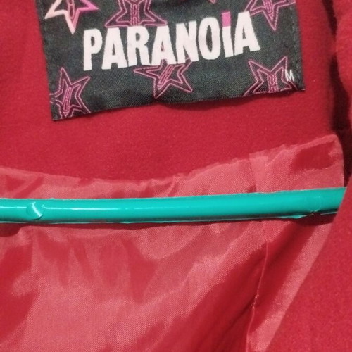 Paranoia coat like new, red, size M