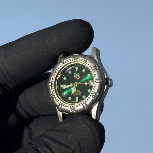 TAG Heuer Professional 200 Quartz watch with green dial