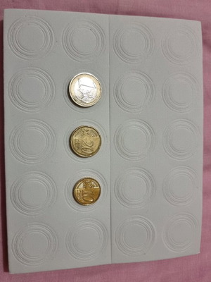 Coin foam new, pack of 100 pieces