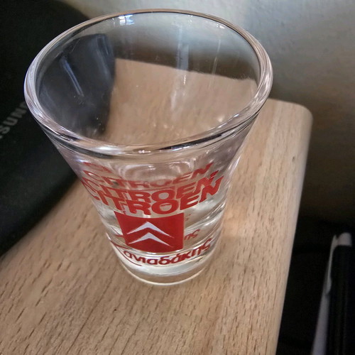 Citroen shot glass like new