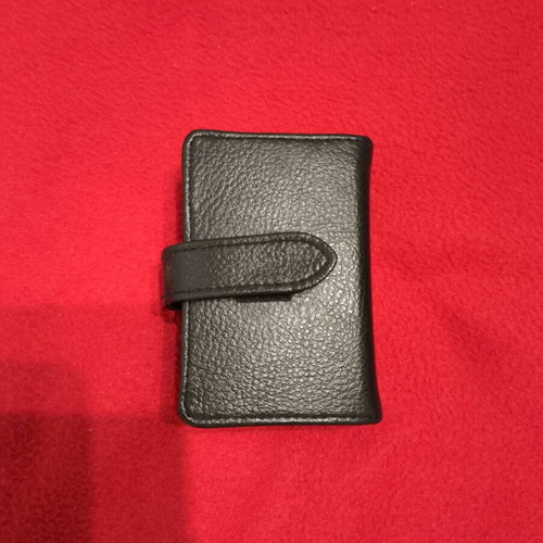 Two Playing Cards in Leather Case new, never used