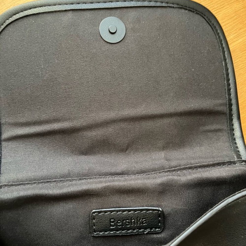 Bershka black banana bag new unisex