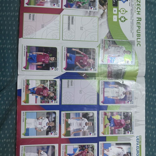 Panini Official Album Euro 2020 used with 317 of 476 stickers